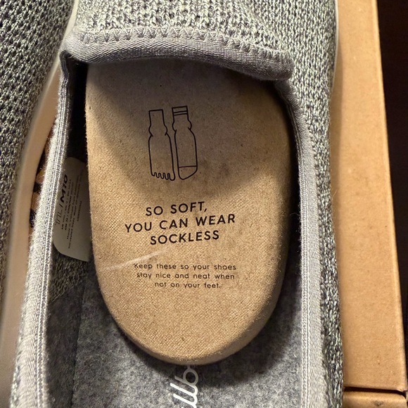 Allbirds Charcoal Knit Slip-On Shoes - Picture 6 of 7